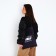 Chopper children for a girl without fastening, black color