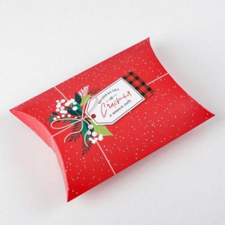 Box New Year's Figure Figure "New Year's Parcel", 19 x 14 x 4 cm, New Year-2
