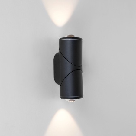 Wall lamp Elektrostandard, Gira Led 12 W, 80x65x190 mm, IP54, black color