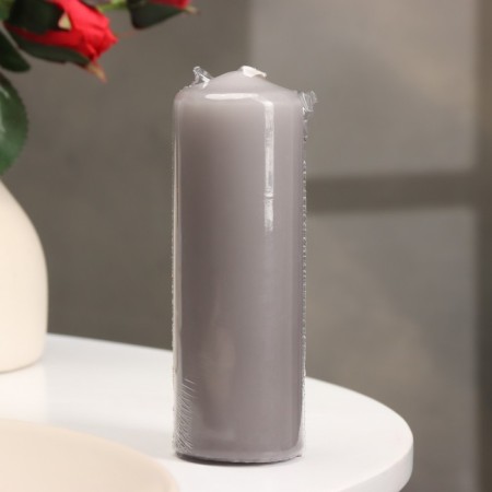 Candle - cylinder, 4 × 12 cm, 15 hours, haze-2