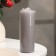Candle - cylinder, 4 × 12 cm, 15 hours, haze