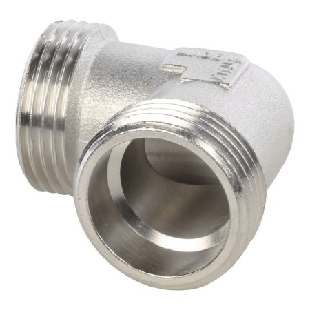 STOUT SFT-0010-000001, 1 ", external/external thread, nickelled brass