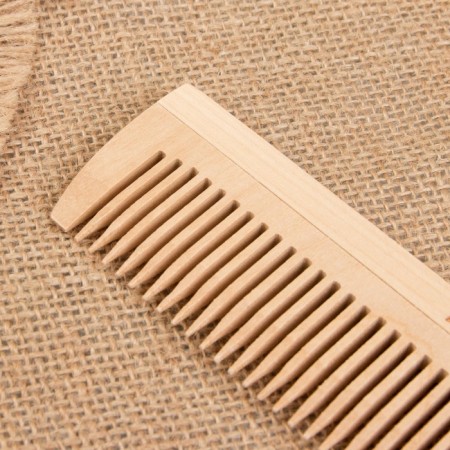Comb - comb, 19.5 × 4.5 cm, combined, packing 25 pcs, color "Light wood"-2