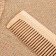 Comb - comb, 19.5 × 4.5 cm, combined, packing 25 pcs, color "Light wood"