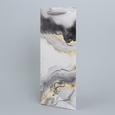 Gift package for a bottle, packaging, “Gift for you”, 13 x 32 x 11.3 cm-3