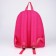 Backpack school textile "anime", with a pocket, pink color