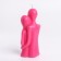 Figure candle in a gift box "Lovers", 12 cm, pink