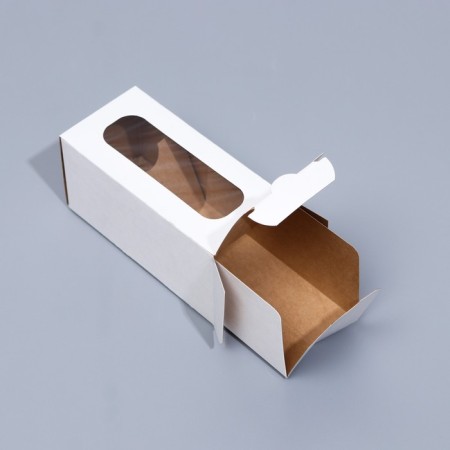 Box for Makarun, white, with a window of 12 x 5.5 x 5.5 cm-1