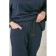 Female suit, size 66, dark blue color