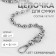 A chain for a bag, with carbines, d = 8 mm, 60 cm, silver color