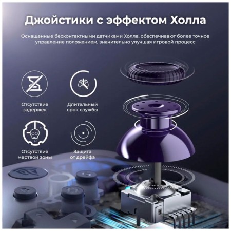 Easysmx X10 wireless gamepad with mechanical buttons, purple (VG-C503)-3