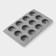 Form for baking and mousse desserts Konfinetta "charm", 29.5 × 17.2 cm, 12 cells (5 × 2.2 cm), gray color.