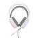 Headphones Smartbuy Rush Vault SBHG-9780, game, full-size, backlight, 3.5mm, 2.1m, white