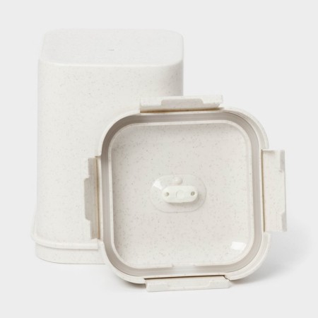 Lunch - boxing box "Univers", 550 ml, 9 × 9 × 11.9 cm, beige color-4