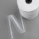 The curtain tape is classic, organza, 2.5 cm, 100 ± 1 m, the color is transparent