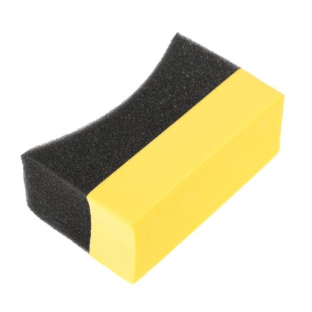 Torso sponge for polishing on a car, 9.5 × 4 × 6 cm, without impregnation