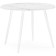 Wooden abylin table marble white/matte metal, white 90x90x76 cm