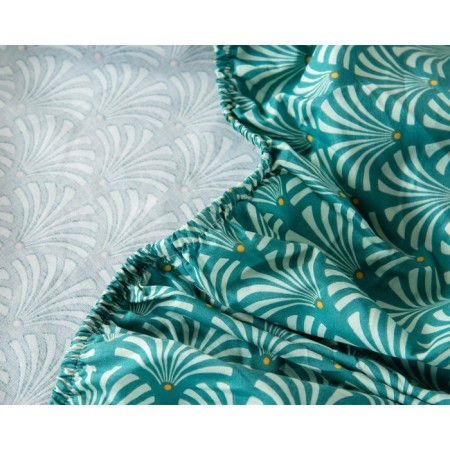 Sheet with a pillowcase "Lexi", size 90x190x30 cm, 50x70 cm-1