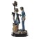 Souvenir Polystone "couple - a date under the pink tree" Blue 22.5x12x8 cm