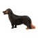 Figure "On the farm: long -haired dachshund"