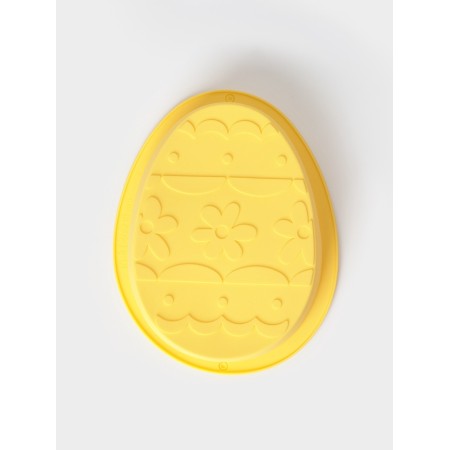 Baking uniform "Easter egg", 20.5 × 15.7 × 4.4 cm, silicone, yellow-2