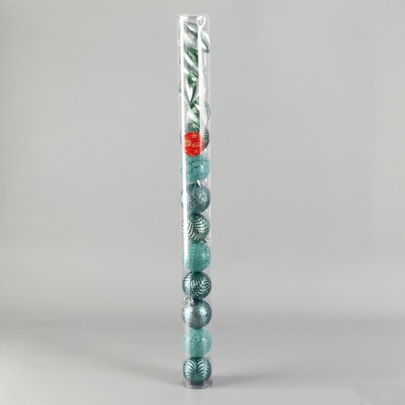 A set of jewelry plastic 13 pcs "Melody" droplet, 6 cm, green-1