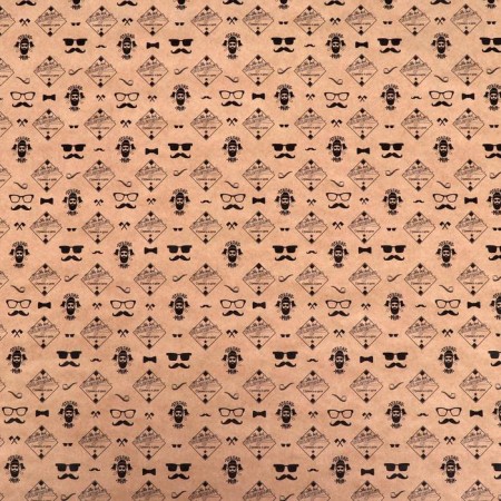 A set of craft paper with the seal "Male", 70 x 100 cm, 3 sheets-6