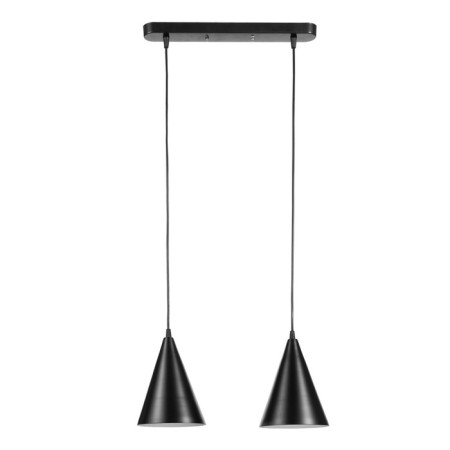 Lamp Bayerlux suspension Bayerlux 2he14 40W Black D = 16, h = 20+60 cm