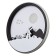 Bra 2509/1 LED 15W 3000/4000k black and white 24x24 cm