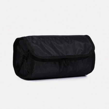 Cosmetic bag, 4 parts on lightning, black color