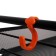 Roadfly 2K, 3 tiers, 44 × 25 × 73.5 cm, on wheels, black color