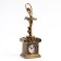 Table fireplace watches "Ballerina", 11 x 18.5 x 31 cm, gold