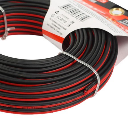 Acoustic REXANT cable, 2x1.00 mm², 20 m, red-black, 01-6105-3-20-1