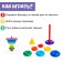 Pyramid, developing tasks, 7 rings with a cone