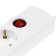 Luazon Lighting network filter, 5 outlets, 5 m, 3500 W, 3x1 mm2, 16 A, 220 V, with a fuse, white