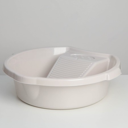 Round pelvis for washing "hostess", 10 l, color mix-10