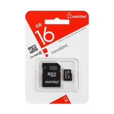 Memory map Smartbuy Microsd, 16 GB, SDHC, class 10, with adapter SD