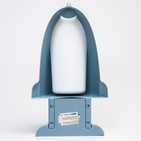 Pissue pot, "rocket", blue color-4