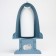 Pissue pot, "rocket", blue color