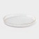 Dessert plate Magistro Water Lily, D = 15 cm, glass, with a golden border, transparent