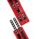 The shackles of Pecado BDSM, soft, with two rifle straps, genuine leather, red-black