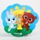 Baby cloth for teeth for teeth on a suction cup "Forest Friends", 3 minutes