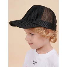 Children's cap, size 53-54, black color