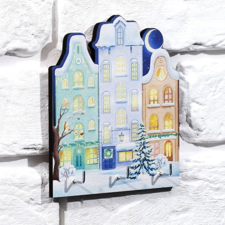 Key of plywood "House Night"-4