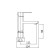 Fashun A51120 sink mixer, one -leaf, spill 111 mm, stainless steel, satin