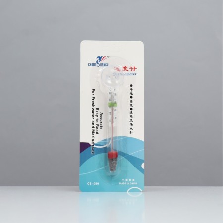 Aquarium thermometer on the suction cup thickened, 11 cm