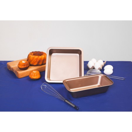 Baking a baking shaped “Randy”, 25 × 13 × 6 cm, anti -stick coating, brown color-7