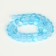 Busins ​​made of natural stone "Cat Eye", set 46 pcs., Size 1 pc. - 8 mm, blue