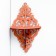Decorative shelf, red tree, 17.5x30x15.5 cm
