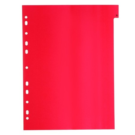A set of A4 Office-2000 sheets, alphabetical A-I, 20 sheets, colored, plastic 140 μm-4